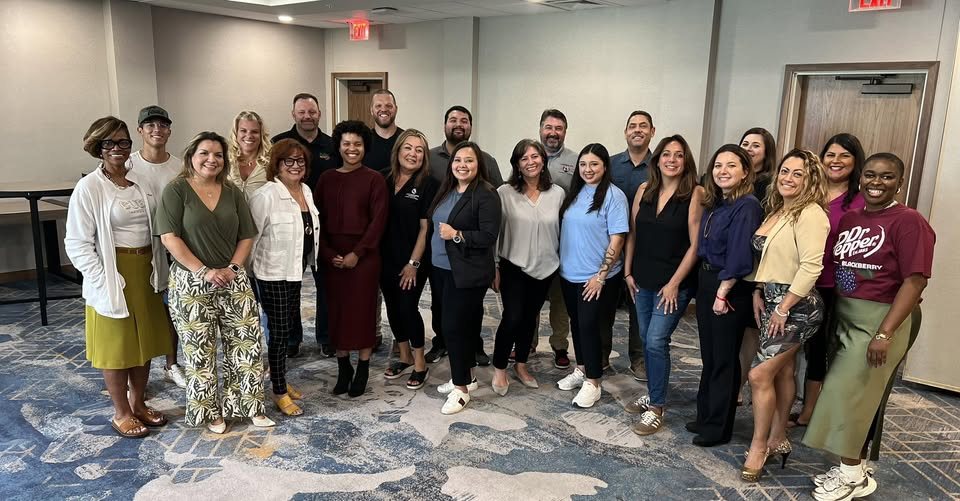 Tech Savvy Insurance Agents members together at a live community event